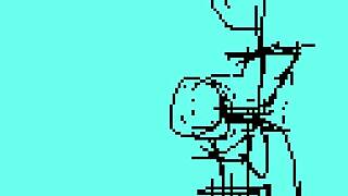 testing my pixel art animation where a doll performs oral sex blowjob