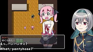 akari trials magic with small tits in hentai