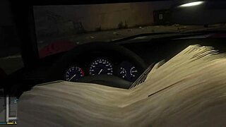 GTA 5 First-Person Hooker Encounter in Car Gameplay Scene