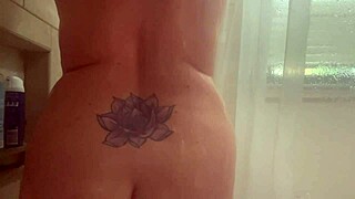 Bbw Enjoys Another Relaxing Shower Session.