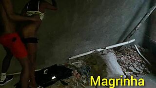 Wild Action Unfolds in Abandoned Favela House with Intense Pounding