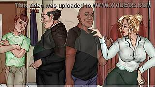 I fucked my mother-in-law in the family cartoon