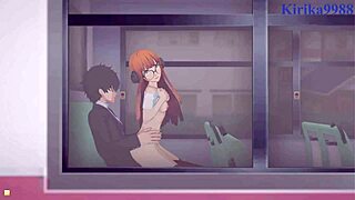 WOW! Futaba Sakura, Ann Takamaki, Ren Amamiya in INTENSE SEX - Persona 5 Hentai!