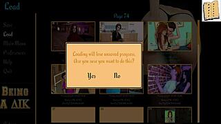 I'm being a dik in this 3d cartoon anime hentai route with lots of erotic scenes