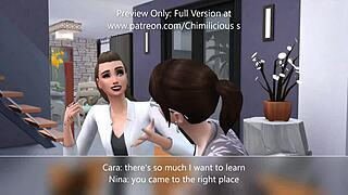 Cara tries porn in doggystyle and cowgirl.