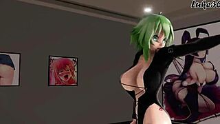 Yo, check out Gumi Vocaloid in this hot MMD R18 clip!