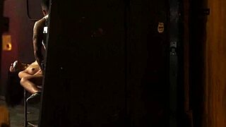 A homemade scene where a sexy teen 18+ with tattoos experiences anal fucking and domination.