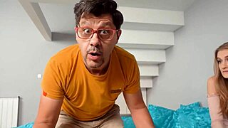 WOW! HUNT4K Babe Nailed by Magician Turning Hubby into Cuckold!