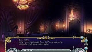 nadine lactates in kyonyuu fantasy threesome game