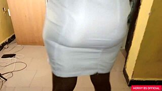 Sexy Horny Nurse Teases Patient with Striptease Before Fucking Her Big Ass