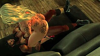 Random acts of sex in cartoon anime style on sofa