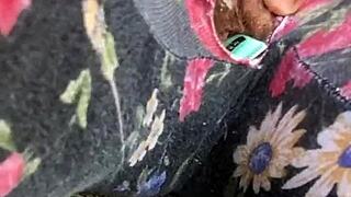 She teases her tight pussy, getting it soaked for a wild squirt