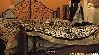 Interracial couple, can you handle our leaked hotel sex tape with monster cock action?