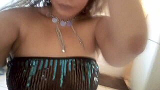 Ginger Paris Teases with Confetti Balloon Fetish Play!