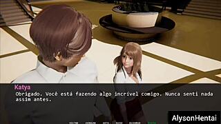 i'm the nympho tamer in this 3d anime hentai, um, full of excitament narrado