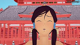 yo, check out avatar korra giving the perfect blowjob in 3d