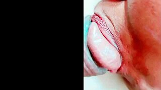Aunt Sucks And Licks Cock Hard