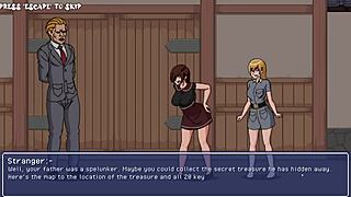 Hailey explores treasures in this hentai adventure, fucking and assfucking her way through.