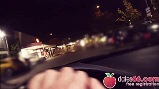 milf liz de lane meets a guy in the park