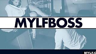 Bossy milf Silvia Saige takes control over young employee