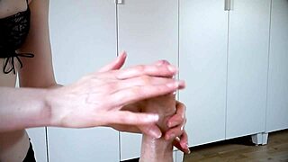 Lubed Handjob On Monster Cock Slowly