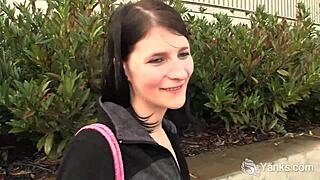 Yanks babe tundra public restroom masturbation, her skinny body trembling in outdoor orgasm under that skirt.