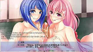 Akumeru Family - Harem Route Part 2 - Dual Step-Sister Titfuck With Big Tits In A Group Scene.