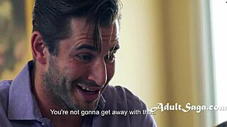 Wife Fucks Blindfolded Husband Into Cuckold!