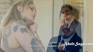 Wife Fucks Blindfolded Husband Into Cuckold!