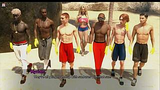 Beach Turns Wild with Hot Girl Banged Hard by Many Guys