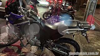 Mototaxi Driver Fucks Twink's Big Ass In Taxi