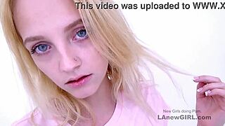 blonde teen gets drilled at glamour photoshoot session