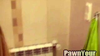 This amateur couple turned a steamy shower into a raw homemade sex tape