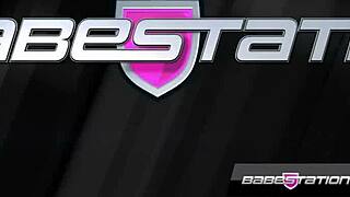 Cici Anders enjoys solo play with a large toy in her room