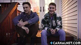 Stepbrothers Cole Blue And Colton Fox Meets Again And Ending Up Having Hot Steamy Bareback Fuck Sesh With Rimjob Blowjob Monster Cock