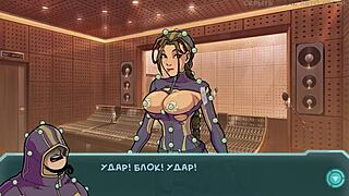 Anime gameplay features undressing, blowjob, and cum on face in star channel 34 part 17