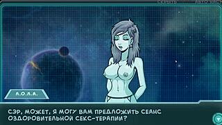 Anime gameplay features undressing, blowjob, and cum on face in star channel 34 part 17