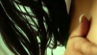 These shiny gold pvc panties fit perfectly on teen babe