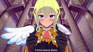 lalatina dustiness darkness sucking dick and boobjob titijob 1 kono subarashii pov and full on ptrn and sheer fantasyking3