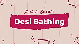 is the bhabhi masturbating in the bath?
