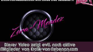 Deutsche amateur creampie in public sauna with milf