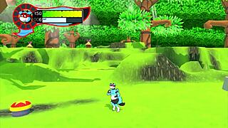 oh man, endless cumshot in oh so hero gay hentai with hot beach footjob