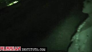 secret sex on the beach in doggystyle with a blonde babe