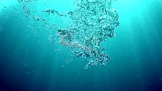 hey, check out sazan, that hot euro milf with big ass doing underwater stuff 😍