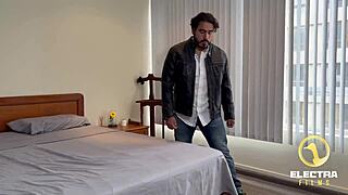 Two Petite Latinas Seduce Stepfather While Boyfriends Are Away