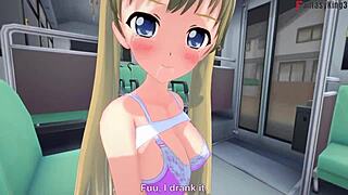 airi akizuki pov banging on public bus