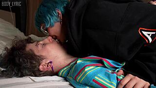 Stepsister with Tattoos Licks and Sucks After Family Fight