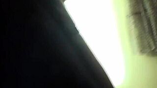 dagfs relaxing at the tanning saloon with a self-pleasure session