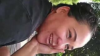 colombian pair enjoys mutual oral, blowjob, and assfucking in public park