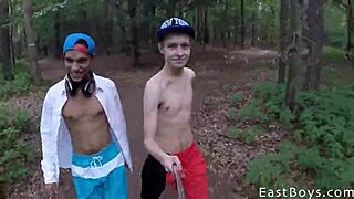 cute twinks feel intense pleasure during gay cum adventures